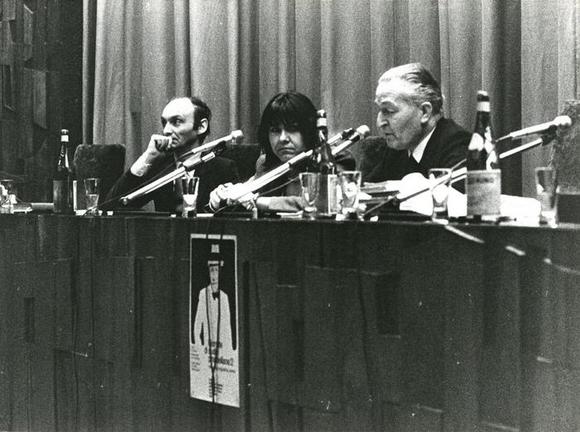 Da destra: Giovanni Nencioni, Myriam Tanant, Piero Ferrero