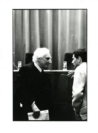 Cesare Musatti e Pietro Crivellaro del  Centro Studi del Teatro Stabile di Torino