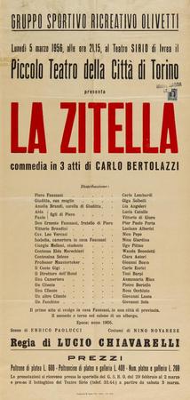Teatro Sirio di Ivrea, 5 marzo 1956