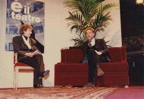 Primo Camerino. 1° incontro, 11 dicembre 1997, Dacia Maraini intervista Gabriele Lavia