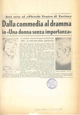 Stampa Sera, 5 aprile 1956
senza firma