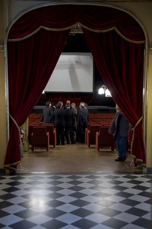 Scorcio della sala del Teatro Carignano
