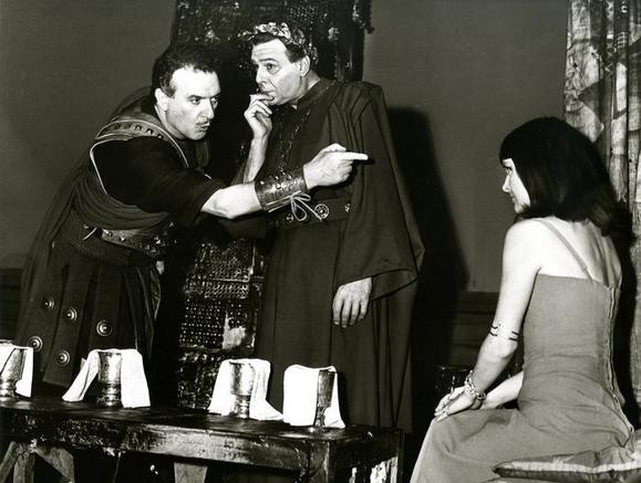 Otello Toso, Gianni Santuccio e Adriana Asti
