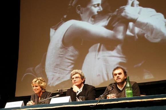 Evelina Christillin, Presidente TST; Mario Martone, Direttore TST; Pippo Delbono, autore e regista de La menzogna