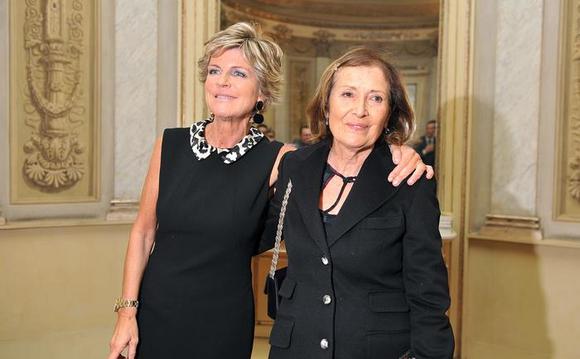 Evelina Christillin con la madre di Nicoletta Braschi