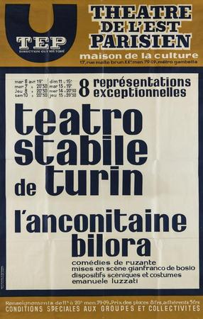 Manifesto Théâtre de l'Est Parisien