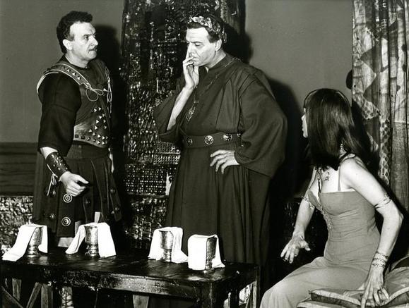 Otello Toso, Gianni Santuccio e Adriana Asti