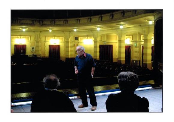 Massimo Castri prova John Gabriel Borkman al teatro civico di Vercelli