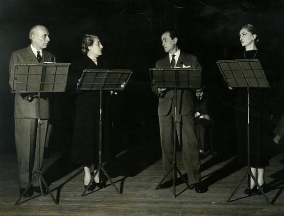 da sinistra: Mario Ferrari, Vittorina Benvenuti, Pier Paolo Porta, Gabriella Giacobbe