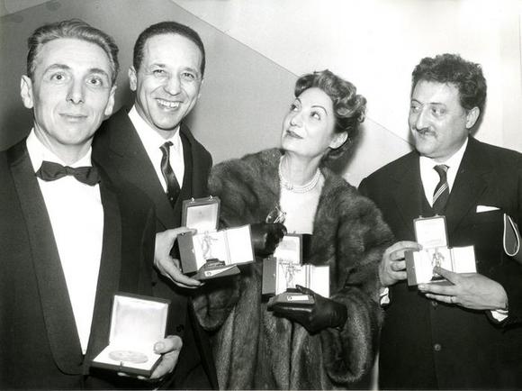 da sinistra Eugenio Guglielminetti, Gianfranco De Bosio, Sarah Ferrati, Mischa Scandella