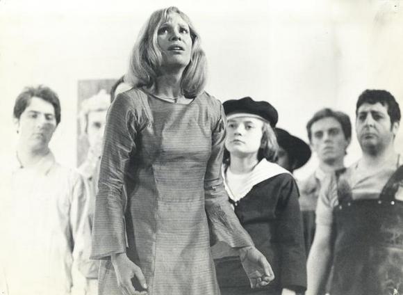Ingrid Thulin, a sinistra Aldo Turco, il bambino Enea Martini, a destra Bob Marchese