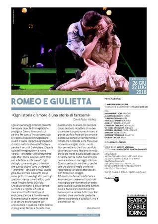 Romeo e Giulietta, Scheda spettacolo