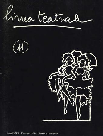 Linea teatrale, n. 11 (giugno 1989) - Copertina