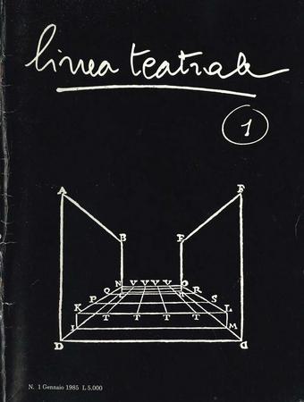 Linea teatrale, n. 1 (gennaio 1985) - Copertina