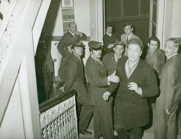Renzo Giovampietro al Teatro Gobetti occupato, 20 aprile 1970