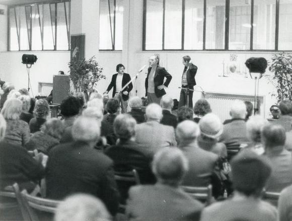 da sinistra Silvio Destefanis, Giorgio Balmas, Mario Missiroli