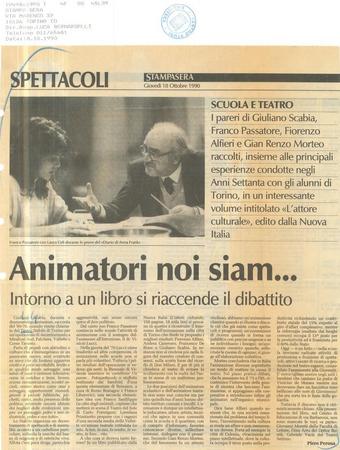 Stampa Sera, 18 ottobre 1990