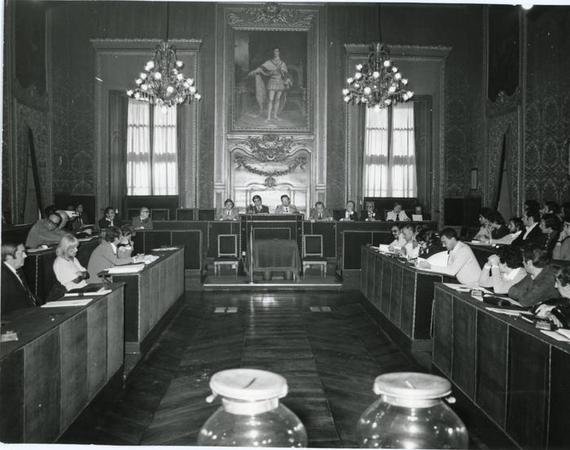 la sala del consiglio comunale