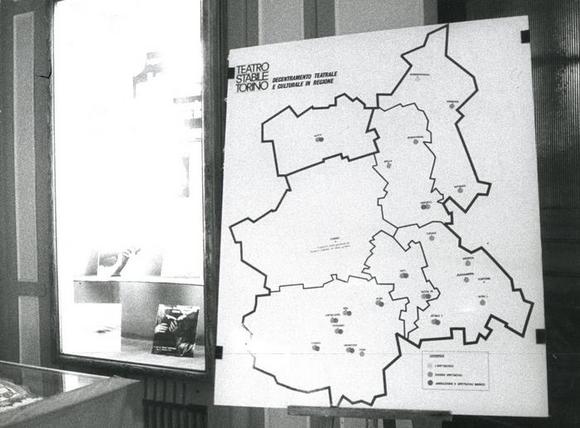 Mappa del decentramento nella Provincia di Torino