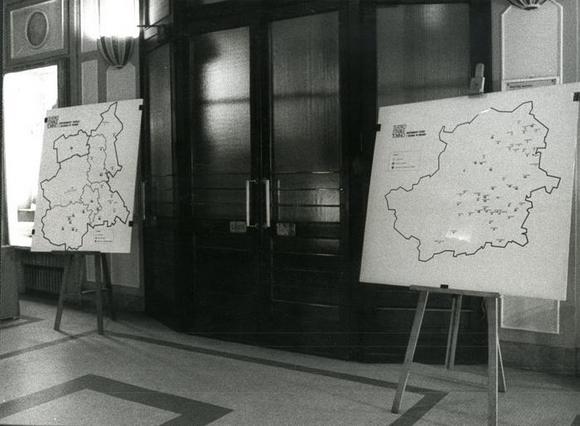 Mappe del decentramento nella Regione Piemonte e nella Provincia di Torino