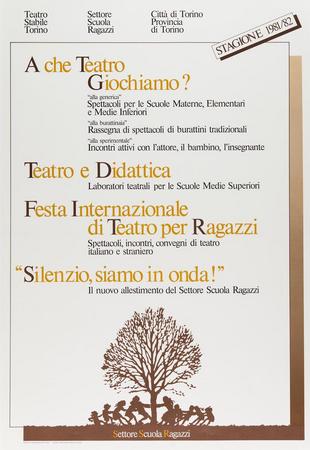 Manifesto Teatro ragazzi 1981/82