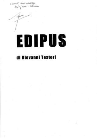 Edipus (2016) - Copione aggiornato Follonica