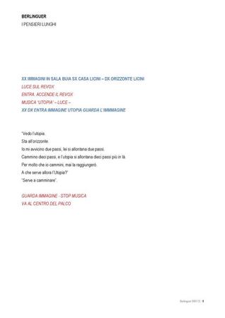 Berlinguer - Copione (ottobre 2012) - ultima versione