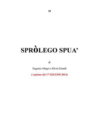 Sprolego Spua' - Copione 17.06.2014