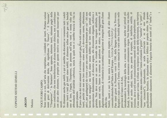 Sistemi gemelli - Copione annotato - versione 1