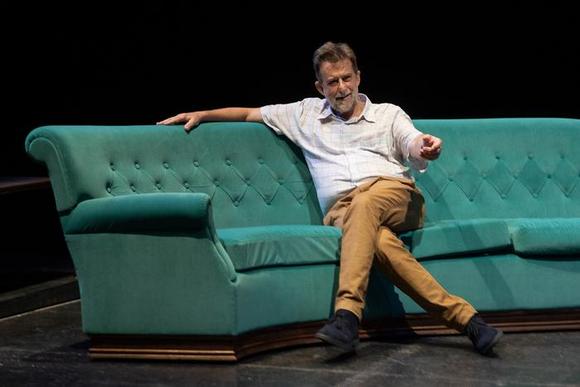 Nanni Moretti durante le prove