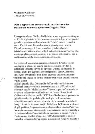 Officina Galileo - Note e appunti
