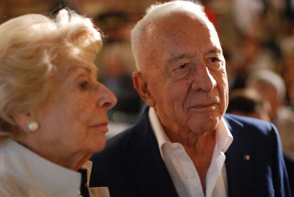 Gianfranco De Bosio con la moglie Marta Egri