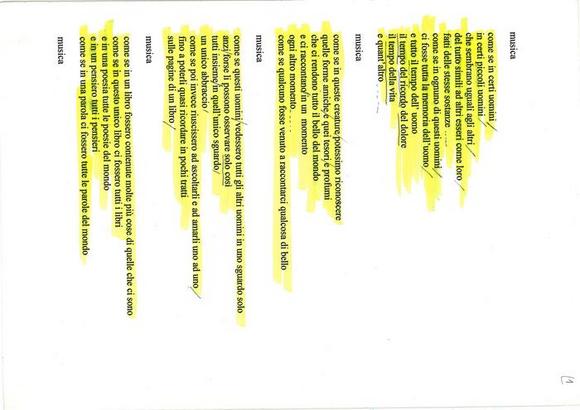 Una lauda per Frate Francesco (2009) - Copione annotato.2