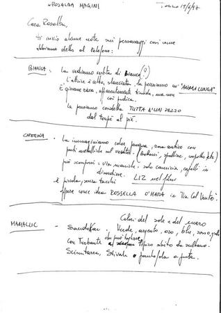 Caterina e il Mamaluc - Note per Rosalba Magini