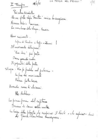 La patria del Friuli - Appunti