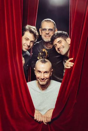 Walter Ricci, Fabrizio Bosso, Matthias Martelli, in basso Arturo Brachetti