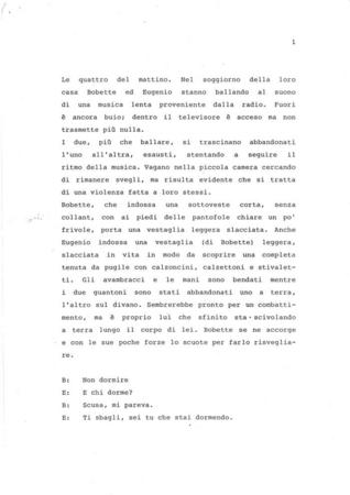 Eugenio e Sregolatezza (1987) - Copione.2