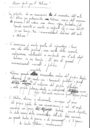 Le Molière Imaginaire - Appunti