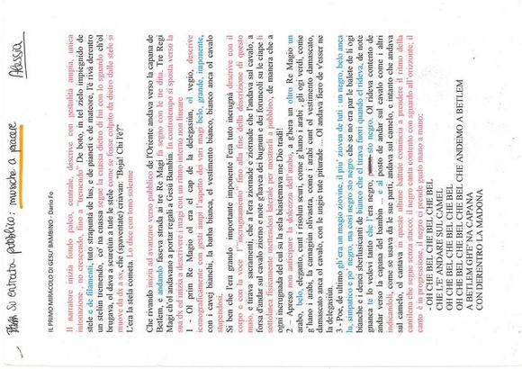 Mistero Buffo - Il primo miracolo di Gesù Bambino - Note di regia