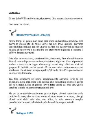 Bozza INTEGRALE DEFINITIVA Coltrane (ultime modifiche al 5 luglio)