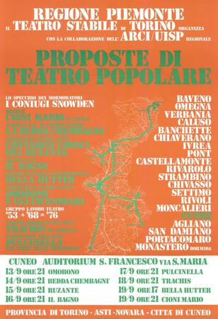 PROPOSTE DI TEATRO POPOLARE - Cuneo