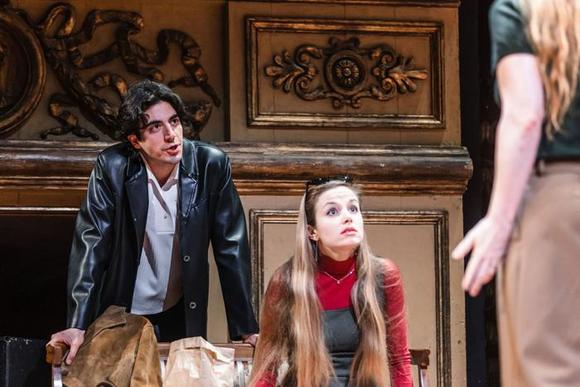 Fabrizio Costella, Caterina Tieghi e di spalle Federica Fracassi