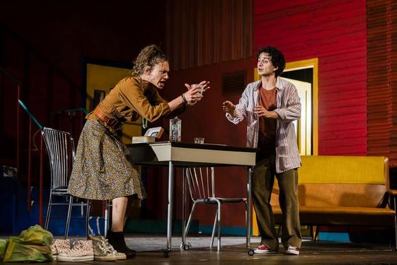 da sinistra Elisabetta Mazzullo (Susana Lastri), Michele Puleio (Guido Sosa)