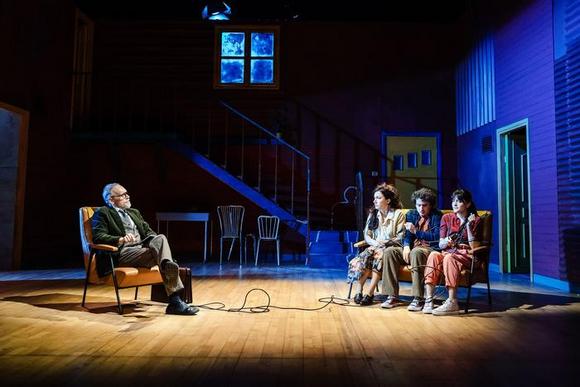 da sinistra Jurij Ferrini, Arianna Scommegna, Michele Puleio, Dalila Reas