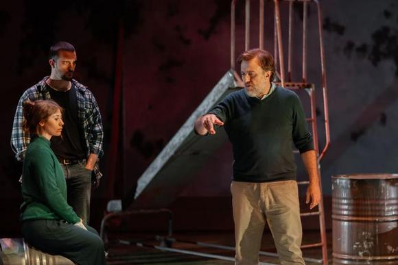 da sinistra Cecilia Bramati, Samuele Finocchiaro, Filippo Dini