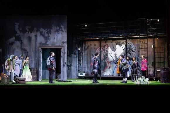 una scena dello spettacolo