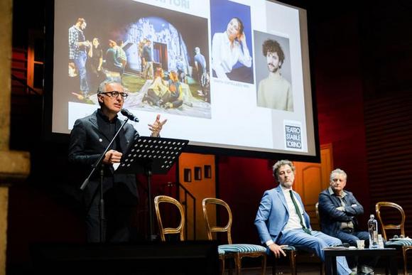 da sx Filippo Fonsatti, Alessandro Bianchi e Valerio Binasco