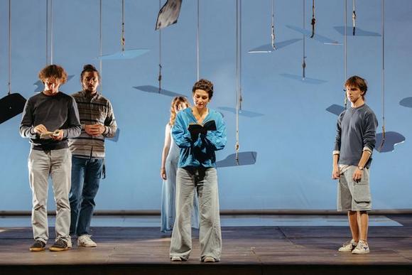 da sx Gabriele Valchera, Pietro Maccabei, Letizia Russo, Lucia Corna, Lorenzo Tombesi