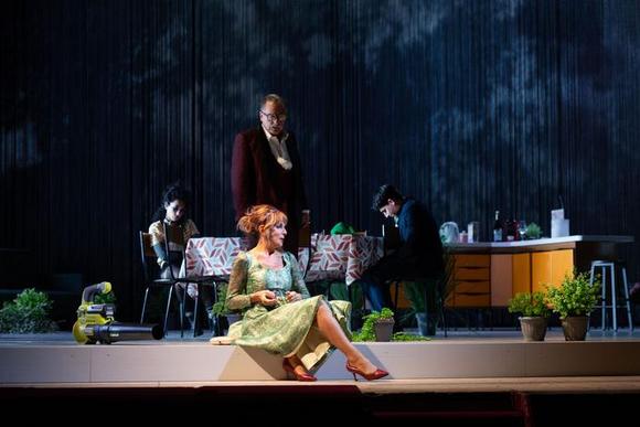 da sinistra Giordana Faggiano, Valerio Binasco, Giuliana De Sio, Fabrizio Costella