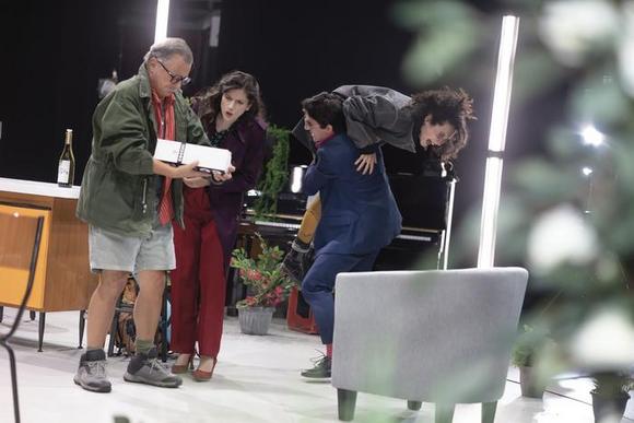 da sinistra Valerio Binasco, Stefania Medri, Fabrizio Costella, Giordana Faggiano